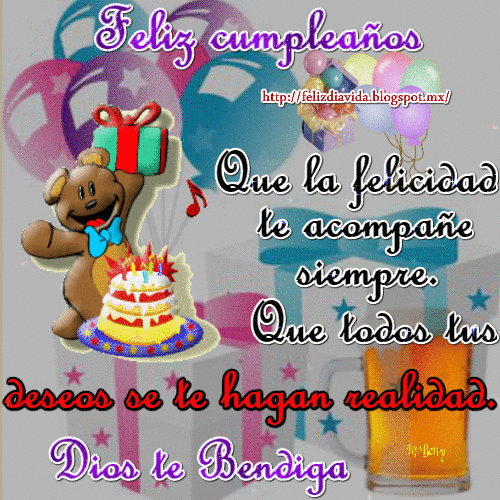 Як привітати з днем народження на іспанській мові (з перекладом). Анімована листівка